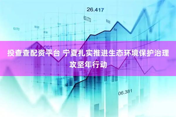 投查查配资平台 宁夏扎实推进生态环境保护治理攻坚年行动